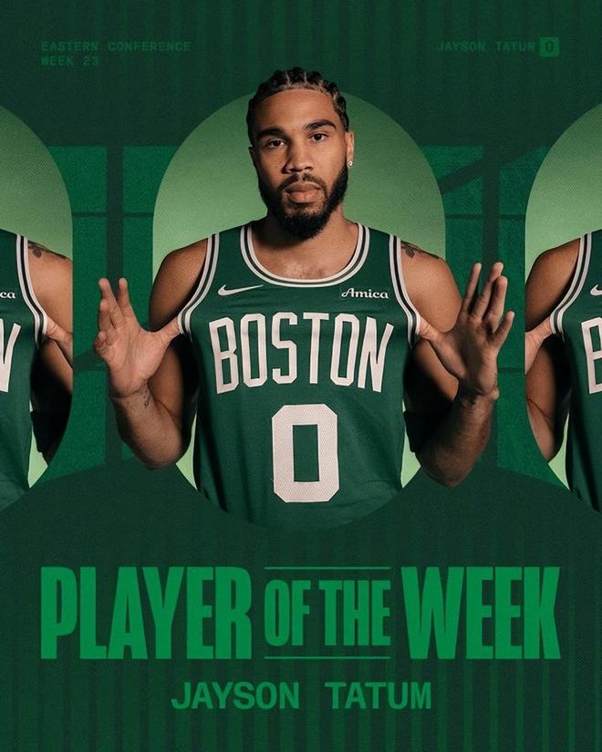 约基奇三双领跑联盟 塔图姆复出首获周最佳